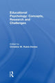 Book cover of: Educational Psychology: Concepts, Research and Challenges. By: Christine M. Rubie-Davies