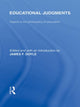 Book cover of: Educational Judgments (International Library of the Philosophy of Education Volume 9)