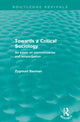 Book cover of: Towards a Critical Sociology (Routledge Revivals)