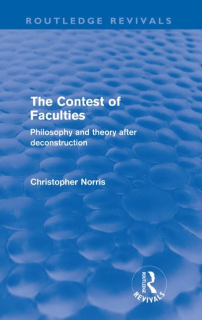 Book cover of: Contest of Faculties (Routledge Revivals)