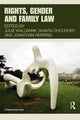 Book cover of: Rights, Gender and Family Law. By: Julie Wallbank