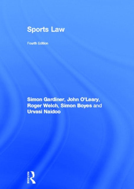 Book cover of: Sports Law. By: Simon Gardiner