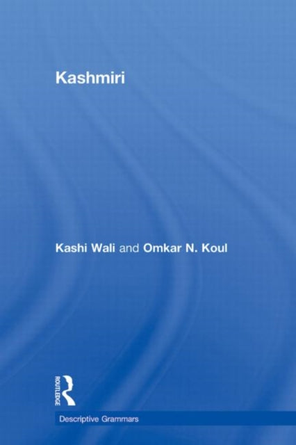 Book cover of: Kashmiri. By: Omkar N. Koul