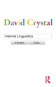 Book cover of: Internet Linguistics. By: David Crystal