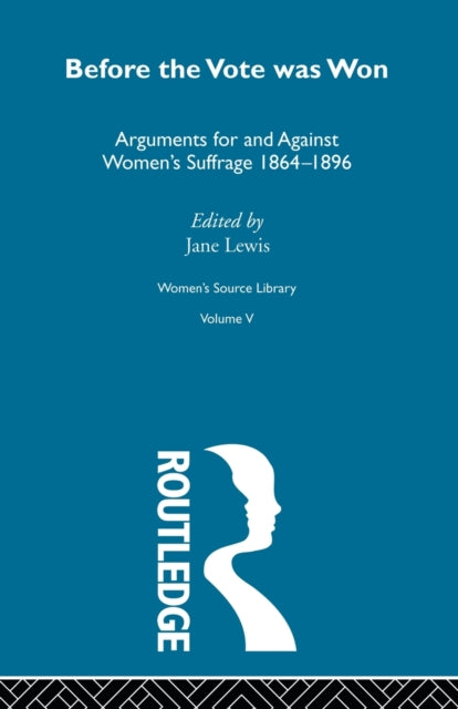 Book cover of: Before the Vote was Won. By: Jane Lewis