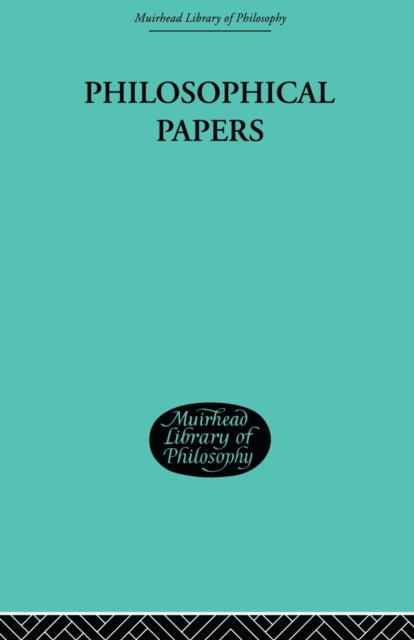 Book cover of: Philosophical Papers. By: George Edward Moore
