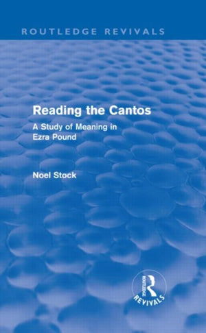 Reading the Cantos (Routledge Revivals)