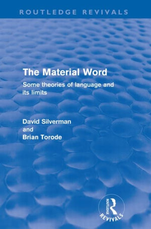 The Material Word (Routledge Revivals)