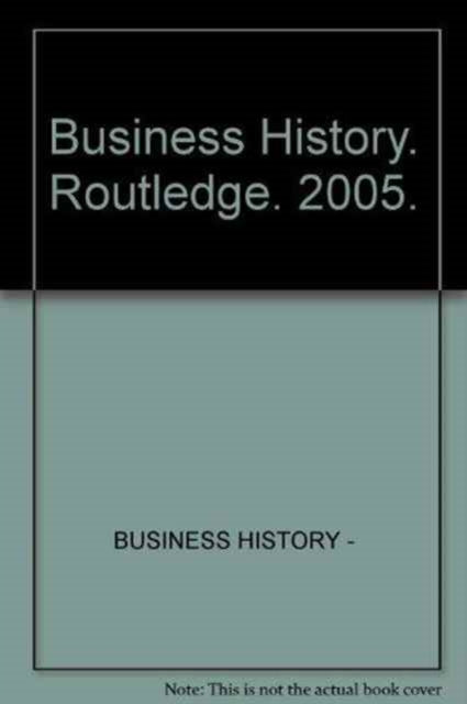 Book cover of: Business History