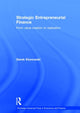 Book cover of: Strategic Entrepreneurial Finance. By: Darek Klonowski