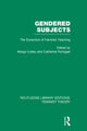 Book cover of: Gendered Subjects (RLE Feminist Theory). By: Catherine Portugues