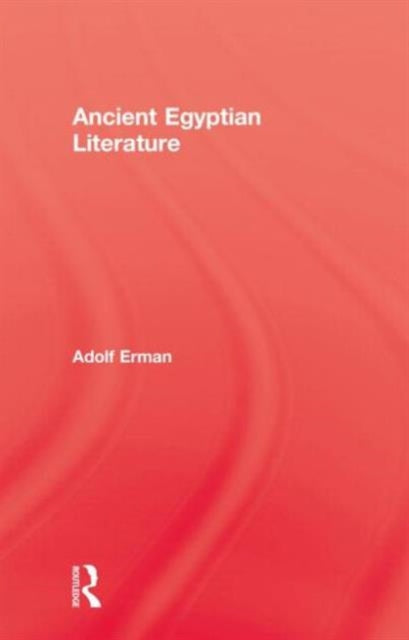 Book cover of: Ancient Egyptian Literature. By: Adolf Erman