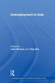 Book cover of: Unemployment in Asia. By: John Benson