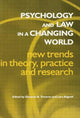 Book cover of: Psychology and Law in a Changing World. By: Lara Bagnoli