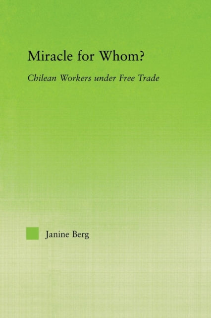 Book cover of: Miracle for Whom?. By: Janine Berg