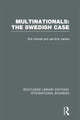 Book cover of: Multinationals: The Swedish Case (RLE International Business). By: Erik Hornell