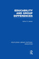 Book cover of: Educability and Group Differences. By: Arthur Jensen