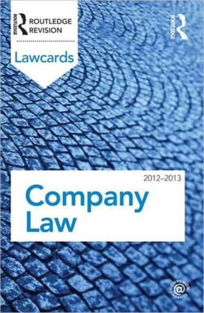 Book cover of: Company Lawcards 2012-2013. By: Routledge