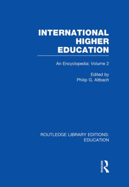 Book cover of: International Higher Education Volume 2. By: Philip Altbach