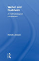 Book cover of: Weber and Durkheim. By: Henrik Jensen