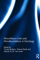 Book cover of: Micro-Macro Links and Microfoundations in Sociology. By: Vincent Buskens