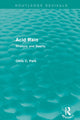 Book cover of: Acid Rain (Routledge Revivals). By: Chris C. Park