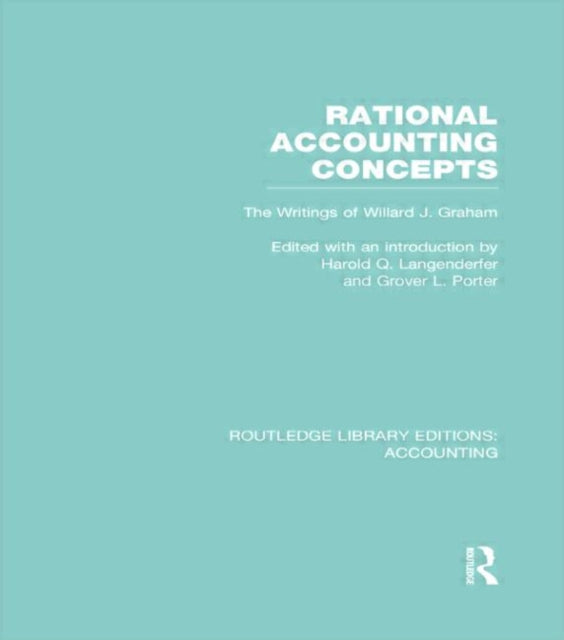 Book cover of: Rational Accounting Concepts (RLE Accounting). By: Charles F. Klemstine