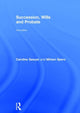 Book cover of: Succession, Wills and Probate. By: Caroline Sawyer