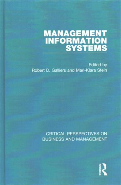 Book cover of: Management Information Systems. By: Robert Galliers
