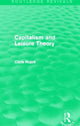 Book cover of: Capitalism and Leisure Theory (Routledge Revivals). By: Chris Rojek