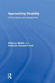 Book cover of: Approaching Disability. By: Rebecca Mallett