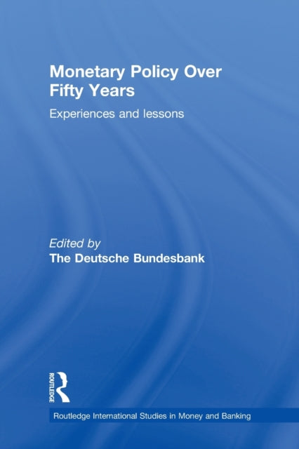 Book cover of: Monetary Policy Over Fifty Years. By: Heinz Herrmann