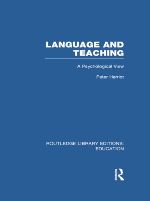 Book cover of: Language & Teaching. By: Peter Herriot
