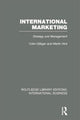 Book cover of: International Marketing (RLE International Business). By: Colin Gilligan