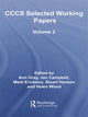 Book cover of: CCCS Selected Working Papers. By: Ann Gray