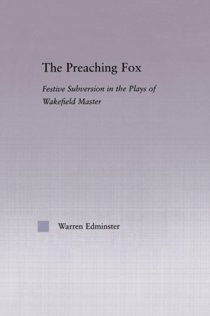 Book cover of: Preaching Fox. By: Warren E. Edminster