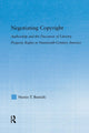 Book cover of: Negotiating Copyright. By: Martin T. Buinicki