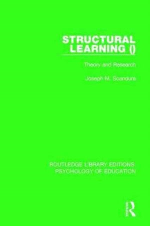 Structural Learning (Volume 1)