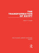Book cover of: Transformation of Egypt (RLE Egypt). By: Mark N. Cooper