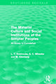 Book cover of: Material Culture and Social Institutions of the Simpler Peoples (Routledge Revivals). By: L. T. Hobhouse