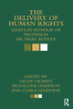Book cover of: Delivery of Human Rights. By: Geoff Gilbert