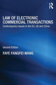 Book cover of: Law of Electronic Commercial Transactions. By: Faye Fangfei Wang