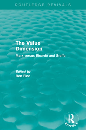 The Value Dimension (Routledge Revivals)