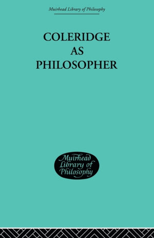 Coleridge as Philosopher