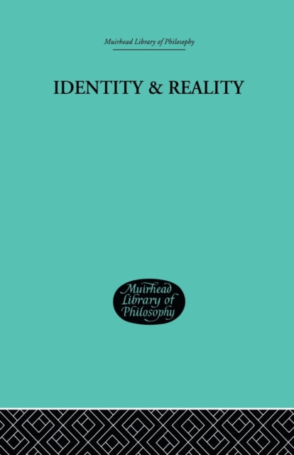 Book cover of: Identity & Reality. By: Meyerson, Emile, Emile