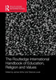 Book cover of: Routledge International Handbook of Education, Religion and Values. By: James Arthur