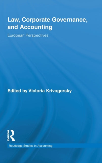 Book cover of: Law, Corporate Governance and Accounting. By: Victoria Krivogorsky