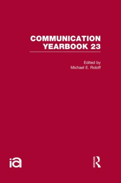 Book cover of: Communication Yearbook 23. By: Michael Roloff