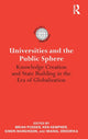 Book cover of: Universities and the Public Sphere. By: Brian Pusser