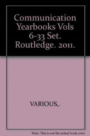 Communication Yearbooks Vols 6-33 Set